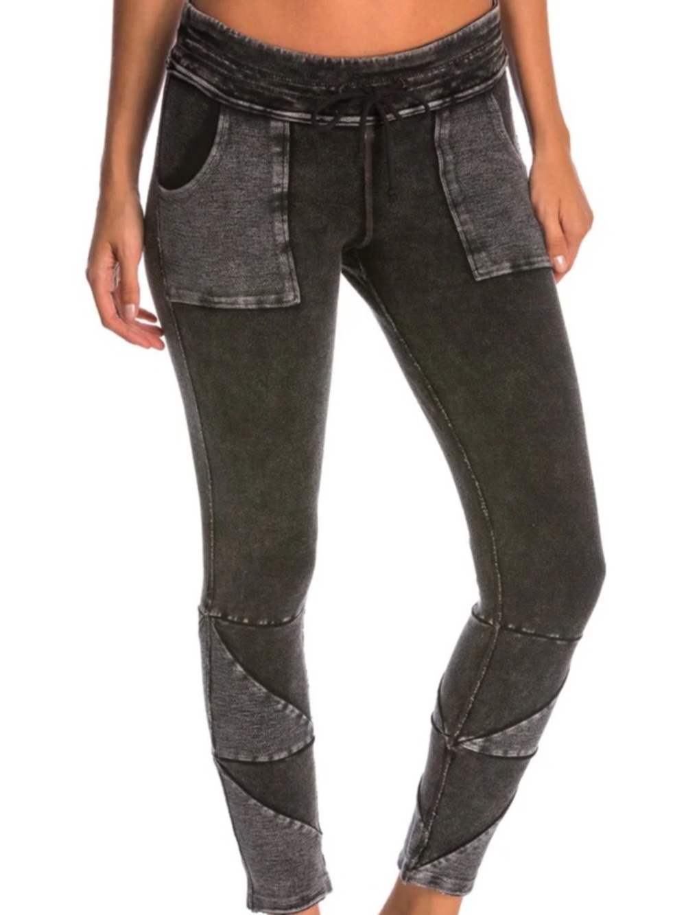 The FP Movement by Free People Kyoto High-Rise Ankle Legging Washed Black size S